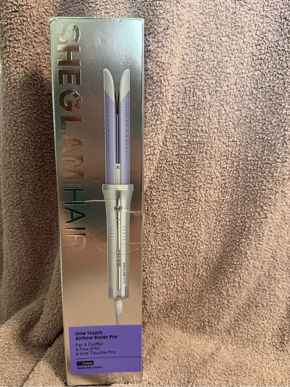 SHEGLAM Hair One Touch Airflow Styler Pro 1” 25mm Curling Iron